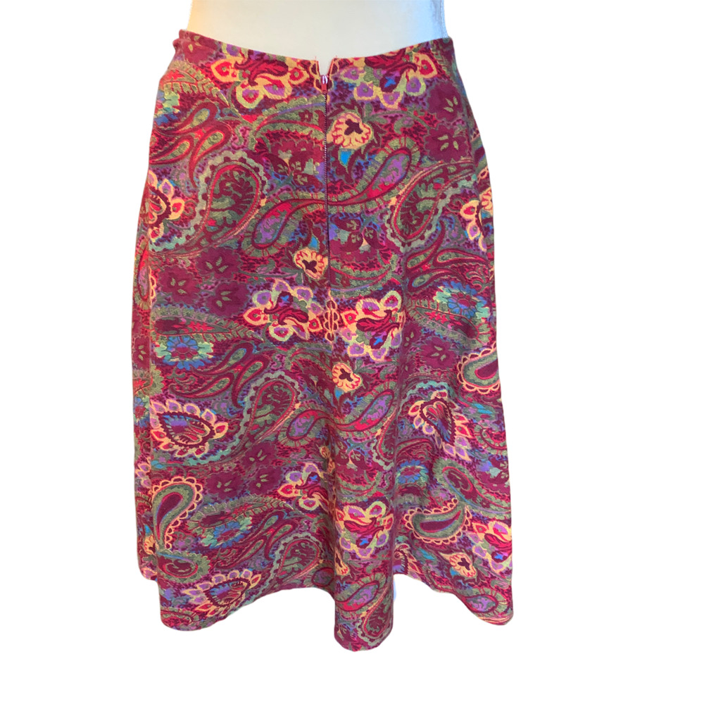 Vintage Paisley circle skirt sz S, festival, stagecoach, boho